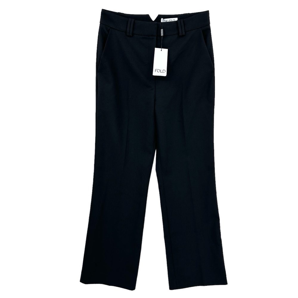 THE FOLD London Alzira Trousers Dress Pants Black